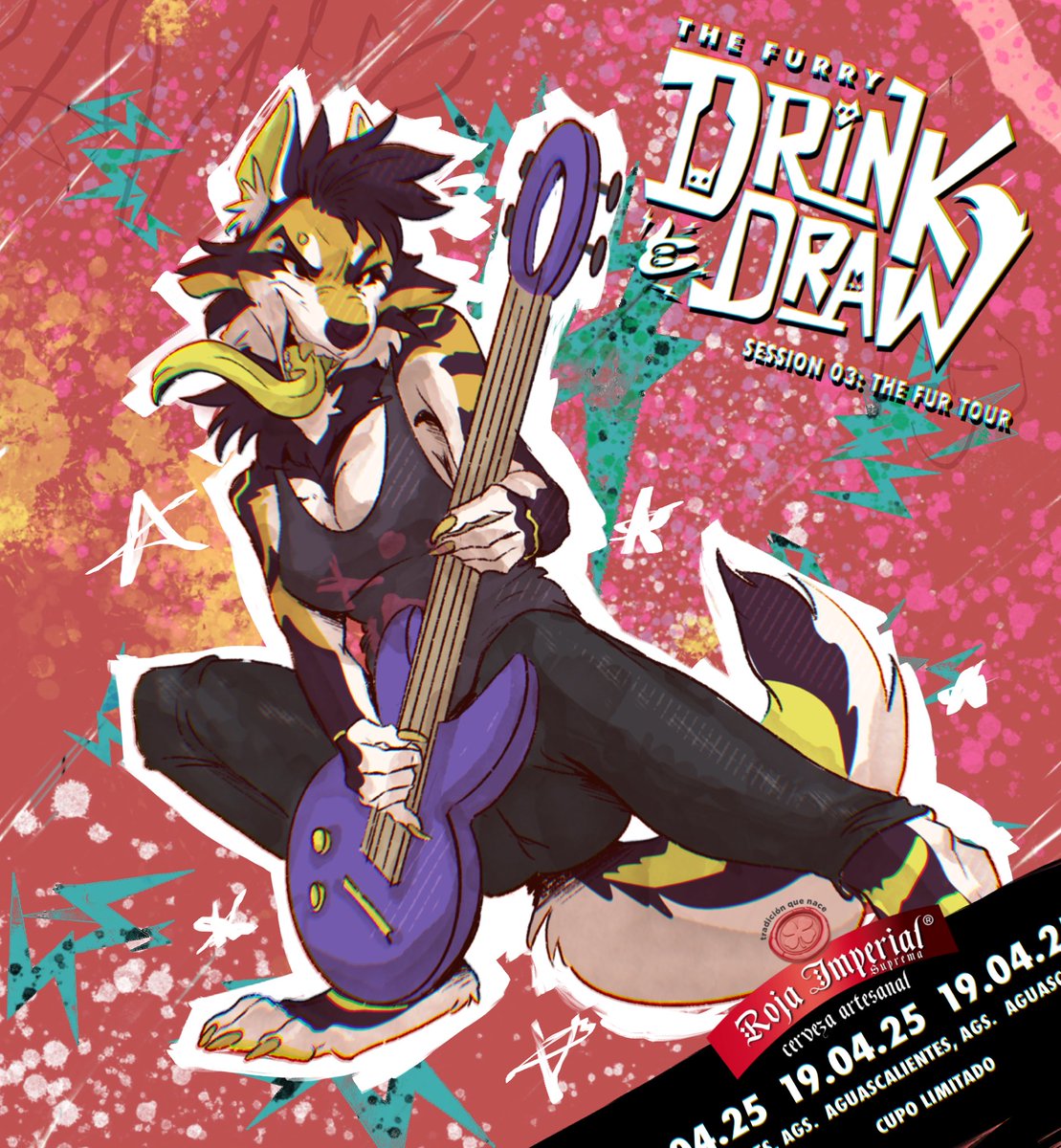 The Furry Drink & Draw 🍻 (@furrydrinkdraw) on Twitter photo La presentación está por comenzar!! 🤟🐯🤟
Presentando a <a href="/ShiraTekzer/">✖️stripedwolf!🏝️✖️</a> : Ilustradora y fursuit maker local, su increíble trabajo hace que las melenas queden salvajes y con estilo.
Preparen su fursuit para rockear y vuelvan locos a sus fans 🦊🎉 La presentación está por comenzar!! 🤟🐯🤟
Presentando a <a href="/ShiraTekzer/">✖️stripedwolf!🏝️✖️</a> : Ilustradora y fursuit maker local, su increíble trabajo hace que las melenas queden salvajes y con estilo.
Preparen su fursuit para rockear y vuelvan locos a sus fans 🦊🎉