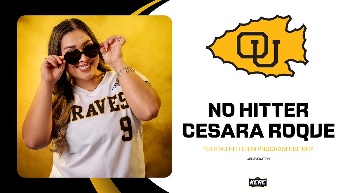 .<a href="/OttawaBravesSB/">Ottawa Braves Softball</a> Cesara Roque threw a no hitter in the win over USM in game 2 and only allowed a walk. It was the 10th no hitter in program history and the first since Casson Rasmussen threw a no hitter on April 2, 2022. #BraveNation