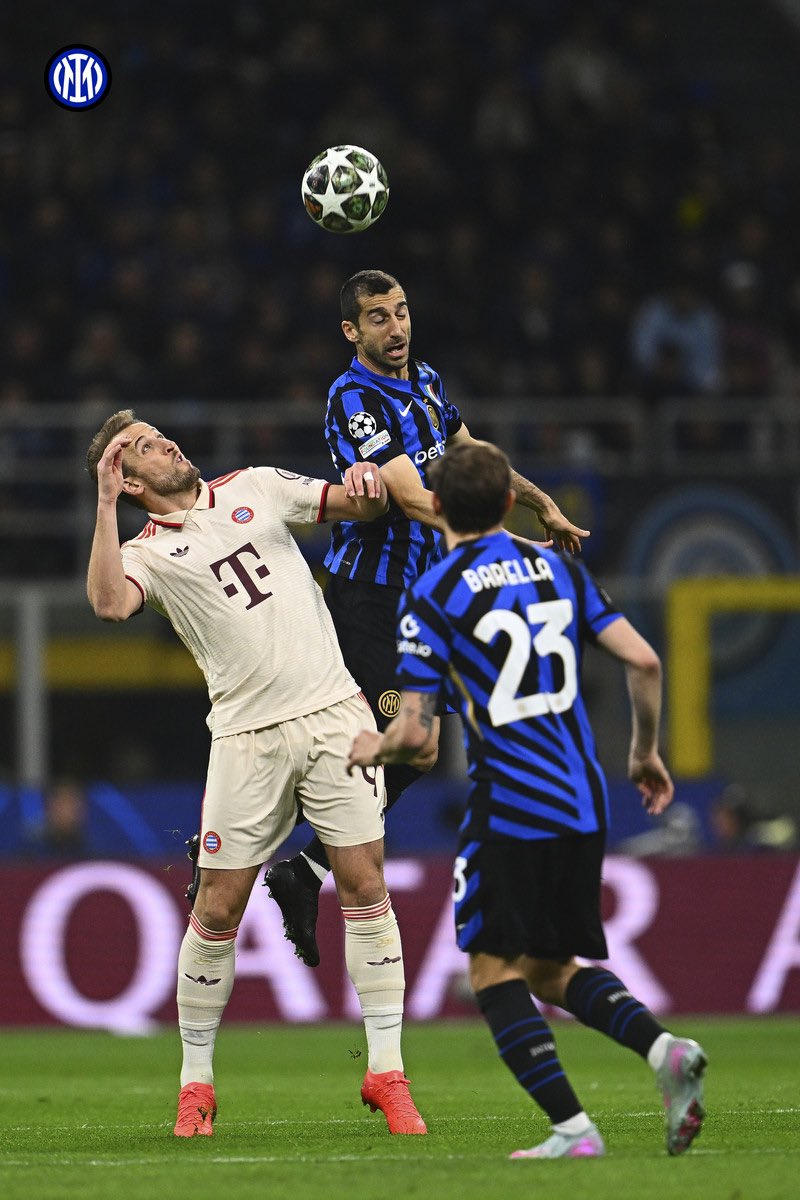 HenrikhMkh's tweet photo. See you in the semifinals⭐️🏆👋🏼 #Inter #ForzaInter #InterBayern #ChampionsLeague https://t.co/01gvkJmptY