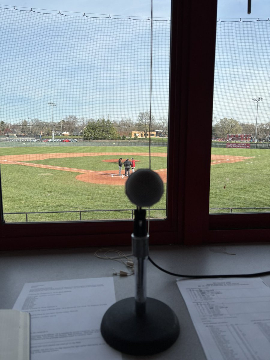 Stadium voice for <a href="/nccbaseball/">NCC Baseball</a> today for their game against IWU!! #rollcards