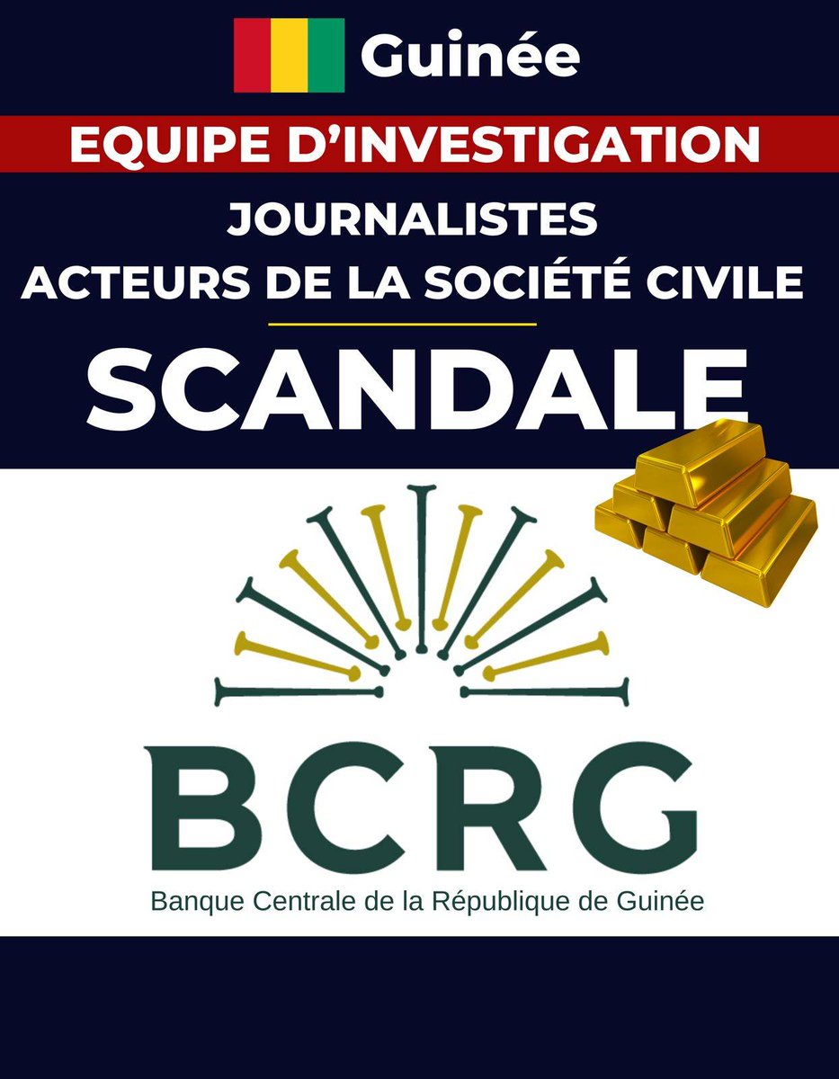 mamoudoubabila's tweet photo. 🚨 ÉPISODE 3 – SCANDALE MONÉTAIRE EN GUINÉE 💣
La vérité continue de surgir… et elle est explosive.

Après avoir levé le voile sur les premiers mécanismes de corruption au sommet de la Banque Centrale, notre nouvelle enquête révèle comment des millions de dollars ont été méthodiquement transférés vers Dubaï, vidant les coffres du pays au profit d’un réseau occulte protégé par l’appareil d’État.

📉 Un contresens économique.
📑 Des documents accablants.
🧨 Une affaire d’État qui n’en est qu’à ses débuts.

👉 Lisez et partagez massivement l’épisode 3.
Ce que nous allons révéler dans les prochains jours sera encore plus rocambolesque : l’écheveau de la fraude se dénoue… et les masques tombent.

#ScandaleDuSiècle #BCRG #OrDeLaHonte #Enquête #Guinée #JusticePourLaGuinée #KoitaGate #Épisode3