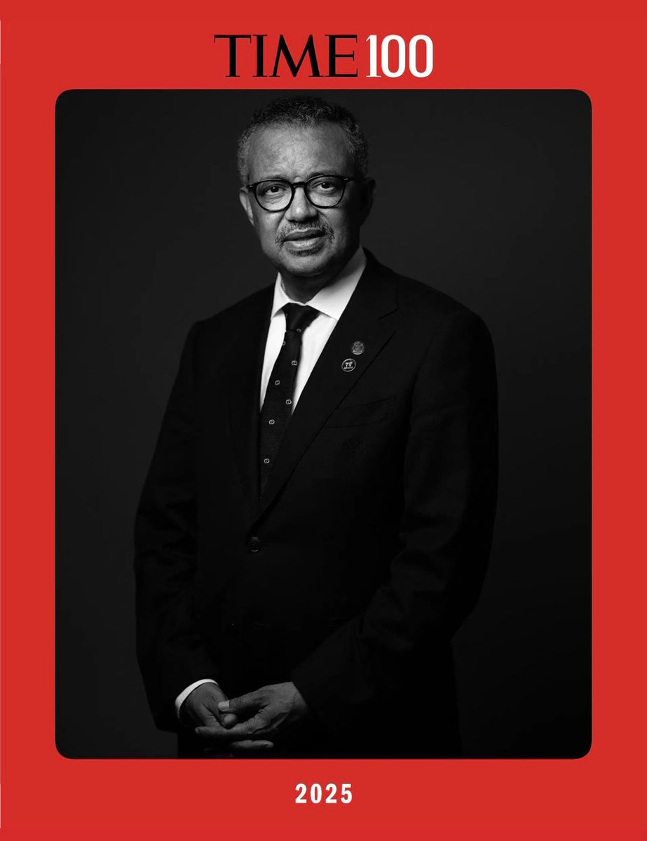 Tedros Adhanom Ghebreyesus (@drtedros) on Twitter photo The #TIME100 includes me this year, but I think of it as recognition of my colleagues at <a href="/WHO/">World Health Organization (WHO)</a>, who work day in, day out, in cities, villages and places of conflict, in pursuit of our goal of promoting #HealthForAll.
I would like to thank my friend <a href="/larrybrilliant/">Larry Brilliant MD MPH FACPM 💛💙</a> for the The #TIME100 includes me this year, but I think of it as recognition of my colleagues at <a href="/WHO/">World Health Organization (WHO)</a>, who work day in, day out, in cities, villages and places of conflict, in pursuit of our goal of promoting #HealthForAll.
I would like to thank my friend <a href="/larrybrilliant/">Larry Brilliant MD MPH FACPM 💛💙</a> for the