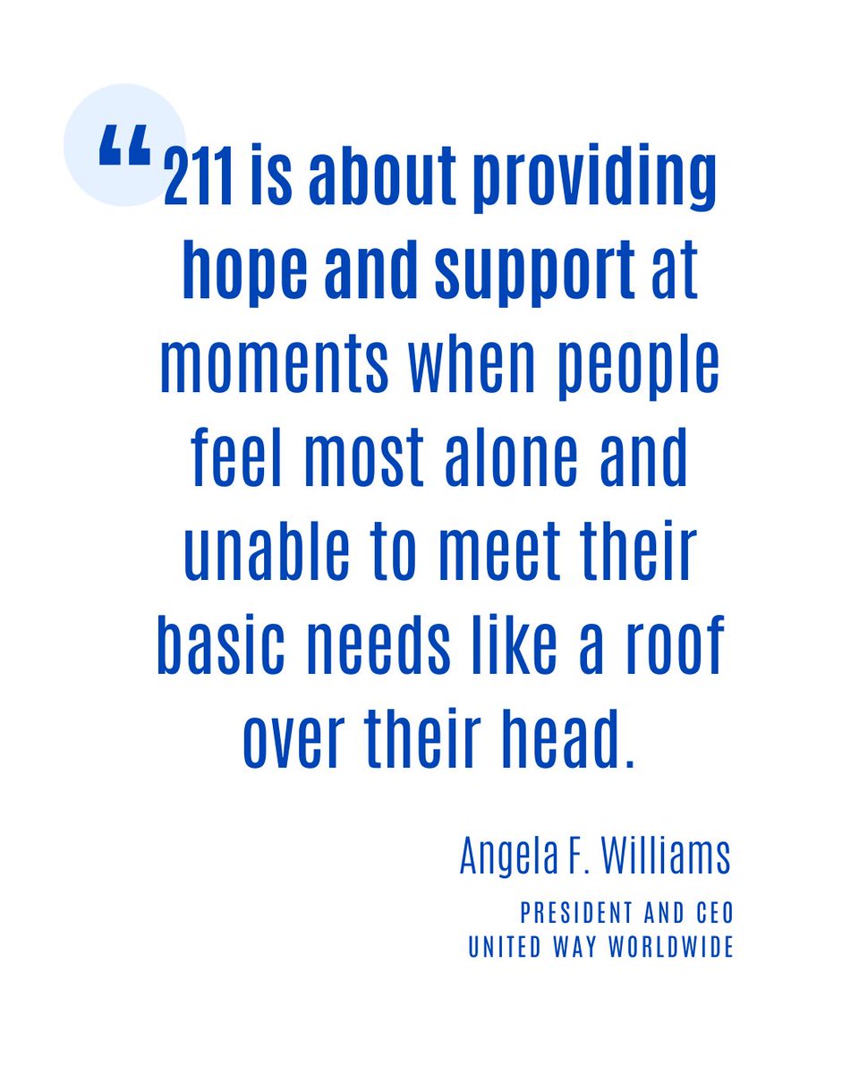 Help is just a call away. 💙

When life feels overwhelming and you're struggling to meet basic needs, 211 is here to support you. You don't have to face life's challenges alone. #JustCall211

➡️ Learn more about the 211 hotline, supported by United Way: untdwy.org/4iBrdVU