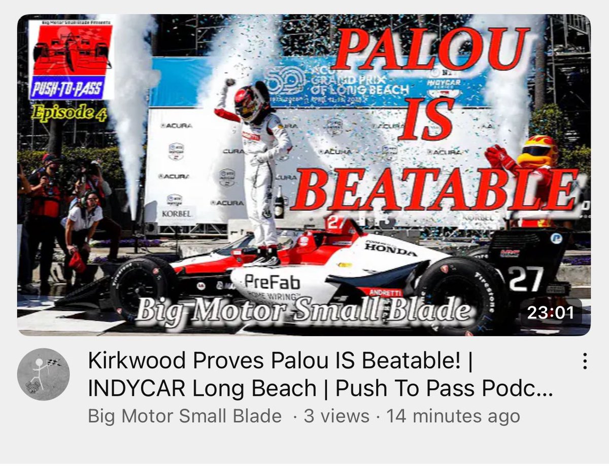 BMSBproductions's tweet photo. New episode of Push to Pass up now!

#INDYCAR 

https://t.co/bYHalIe5pr https://t.co/rUCslu1wVr