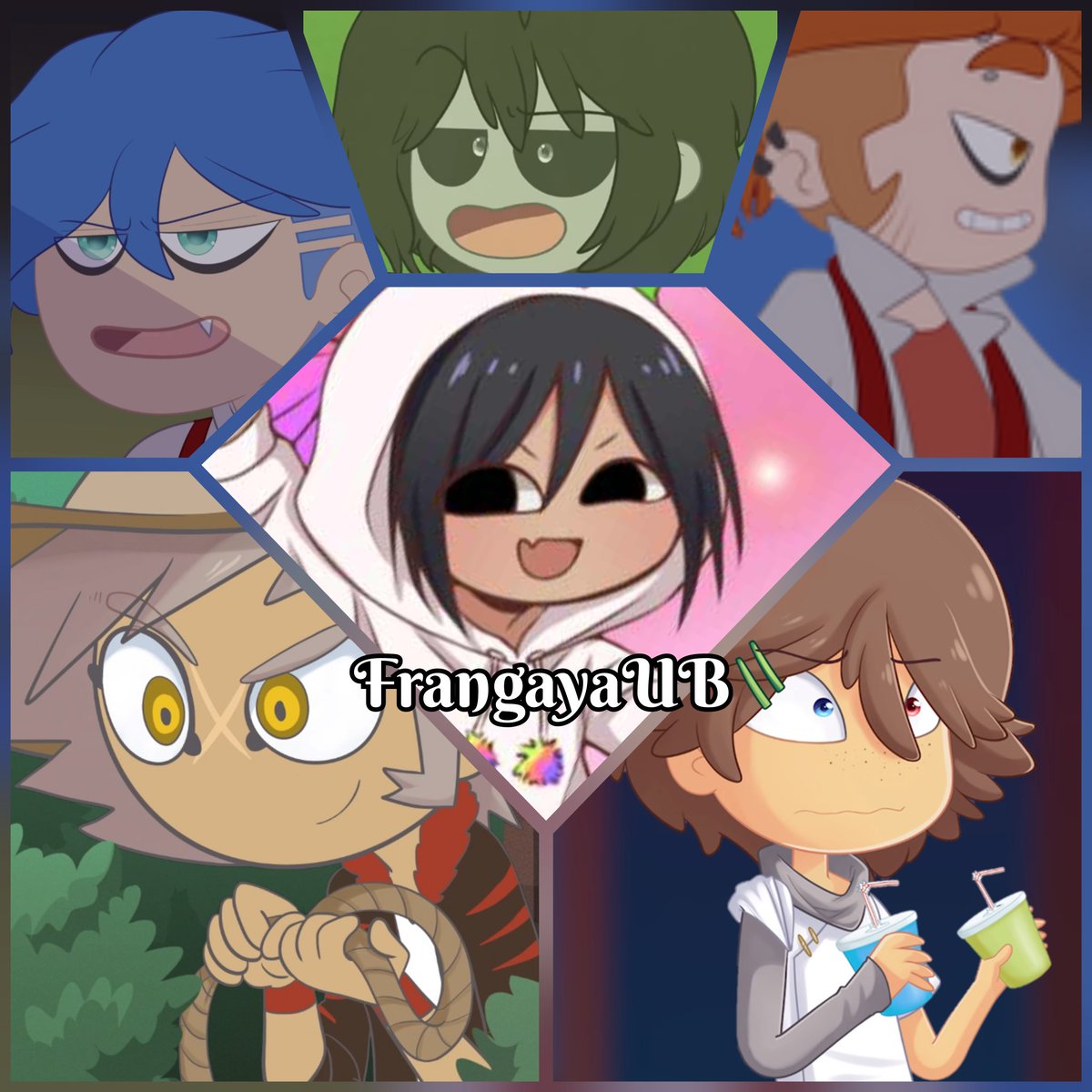 FrangayaU's tweet image. Quisas olvide mencionarlo!!
Me emociona ver estos personajes en los comics porque curiosamente...
Yo les doy voz a los 5!!