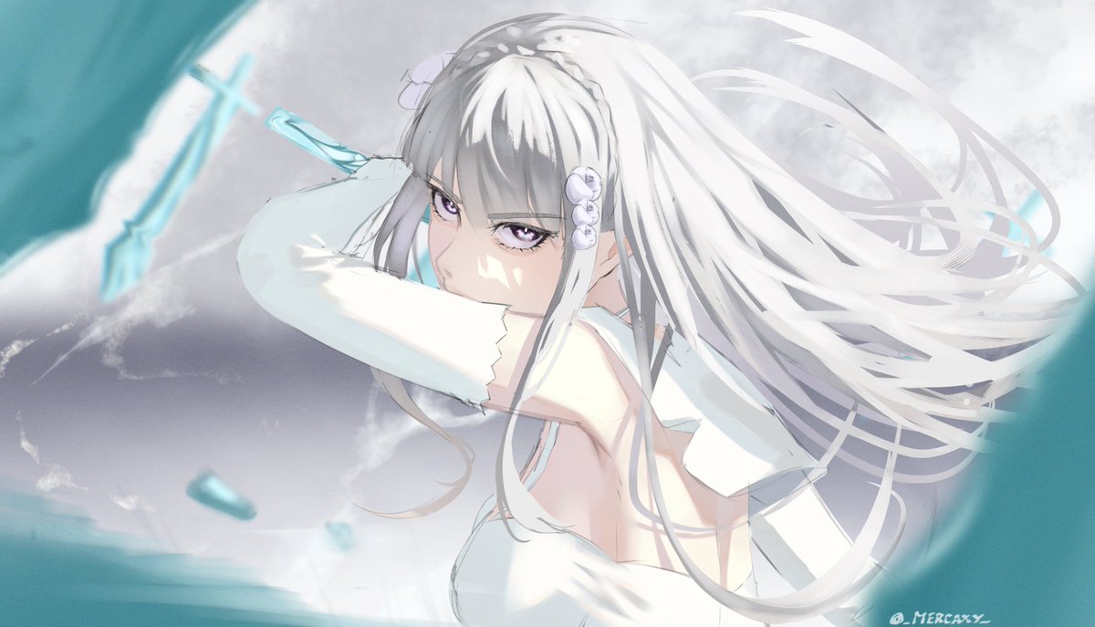_MERCAXY_'s tweet photo. Emilia
.
#リゼロ #rezero #Arc5 https://t.co/1mJPCFE98n