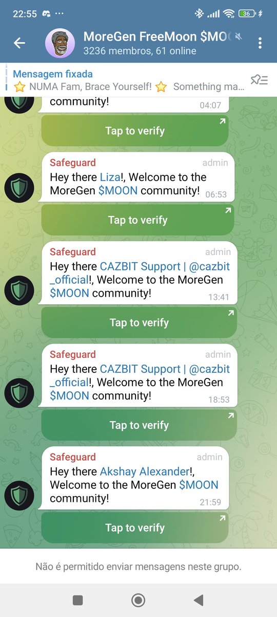 <a href="/FreeMoonMeme/">MoreGen FreeMoon</a> No news until now? The chat is still closed! And nobody talks about it? This is just a big red flag 🚩 for this project. <a href="/Ammowayz/">Ammowayz</a> <a href="/_iNOEEL/">iNOEEL</a> <a href="/ArtluSlup2022/">Slup Artlu🪙</a> <a href="/Cdeirxxx/">Cdeirxxx</a> <a href="/JamesB4Crypto/">James B | ꀘꉻꋪ $EVER</a> <a href="/TempodeViragem_/">TempodeViragem©</a>