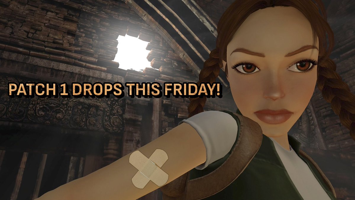 🩹 Patch 1 is coming April 18th for Tomb Raider IV-VI Remastered. Turn on post notifications for <a href="/tombraider/">Tomb Raider</a>, so you don’t miss the drop! 🔔

#TombRaider #TombRaiderRemastered <a href="/AspyrMedia/">Aspyr</a>
