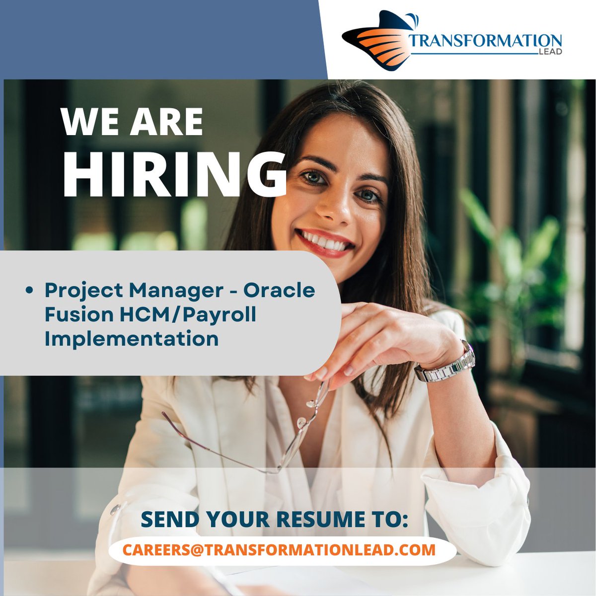 TransformingOrg's tweet photo. 🚨 We’re Hiring! 🚨
Are you an experienced Project Manager with a strong background in Oracle Fusion HCM and Payroll implementations? 
📍 Location: Atlanta, Georgia
Apply here 🔗 https://t.co/9aDSSy9OuH https://t.co/Hziny8SA9d
