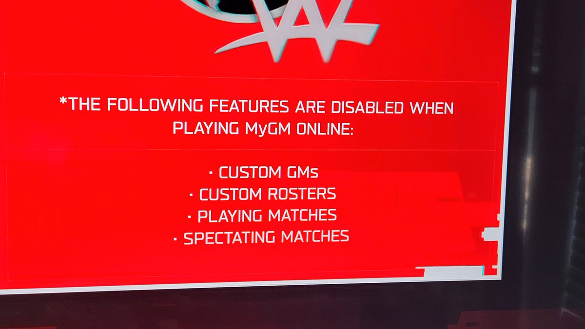 Shaneisclassy's tweet photo. @WWEgames add all this to MyGM. Don't add multiplayer and take all the futures that are fun and good about it . https://t.co/OmOuazPLU7