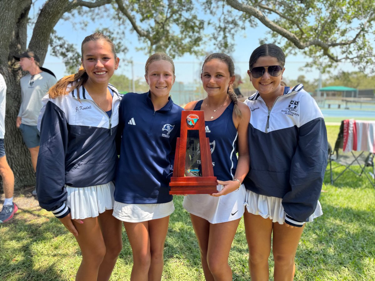 StEdsAthletics (@stedsathletics) on Twitter photo Congrats to the SES Varsity Girls Tennis team for finishing as the District Runners-up in the tournament today! 🎾 The Pirates advance to Regional Semifinals next Tuesday. 🏴☠️ #PiratePride
<a href="/StEdsVero/">Saint Edward's School</a> Congrats to the SES Varsity Girls Tennis team for finishing as the District Runners-up in the tournament today! 🎾 The Pirates advance to Regional Semifinals next Tuesday. 🏴☠️ #PiratePride
<a href="/StEdsVero/">Saint Edward's School</a>