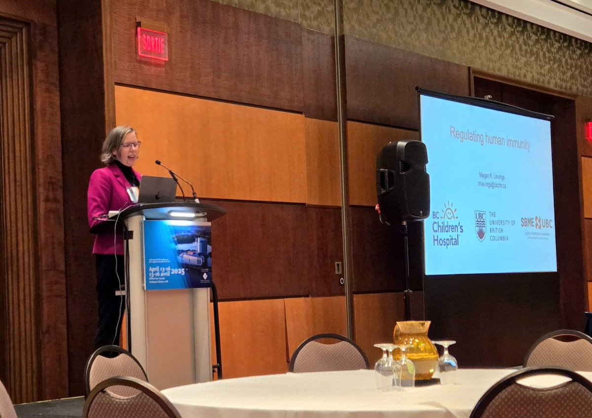 Dr. Deanna Santer (@drdeannasanter) on Twitter photo Such a great Bernhard Cinader Award Lecture by Dr Megan Levings at #CSI2025!
An inspiration for #womeninSTEM, #scienceMoms & translational human #immunology. So many awesome discoveries related to #Tregs & clinical trials in the worksππ»ππ»
<a href="/BCChildrensHosp/">BC Children's Hospital</a> <a href="/CdnImmunol/">Canadian Society for Immunology</a> Such a great Bernhard Cinader Award Lecture by Dr Megan Levings at #CSI2025!
An inspiration for #womeninSTEM, #scienceMoms & translational human #immunology. So many awesome discoveries related to #Tregs & clinical trials in the worksππ»ππ»
<a href="/BCChildrensHosp/">BC Children's Hospital</a> <a href="/CdnImmunol/">Canadian Society for Immunology</a>