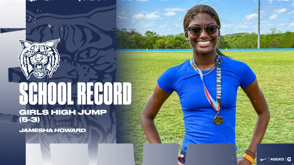 EnterpriseTF's tweet image. SCHOOL RECORD‼️
Girls High Jump (5-3)
Jamesha Howard
| #GoCats