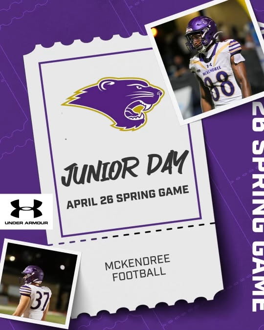 McKendree Football (@mckendree_fb) on Twitter photo 10 days away from our Spring Game and Junior Day on April 26th at 5 PM!!! Make sure to come out and support the team and learn more about McKendree Football!!! Can sign up for the Junior Day at the link below or with <a href="/Coach_Taylor05/">Jerrell Taylor</a>!!!
forms.gle/MwTctKHPoUht4R… 10 days away from our Spring Game and Junior Day on April 26th at 5 PM!!! Make sure to come out and support the team and learn more about McKendree Football!!! Can sign up for the Junior Day at the link below or with <a href="/Coach_Taylor05/">Jerrell Taylor</a>!!!
forms.gle/MwTctKHPoUht4R…