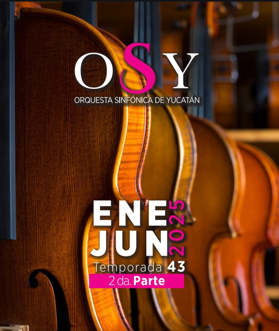 🎶¡La espera terminó!🎶

✨Te compartimos la 2a PARTE de nuestra Temporada de Conciertos Ene-Jun 2025.
Descarga el cuadernillo digital aquí: bit.ly/Ene-Jun2da2025