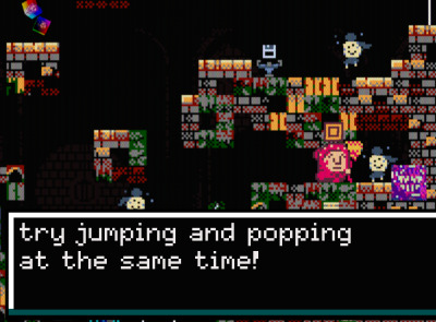 try jumping and popping at the same time!