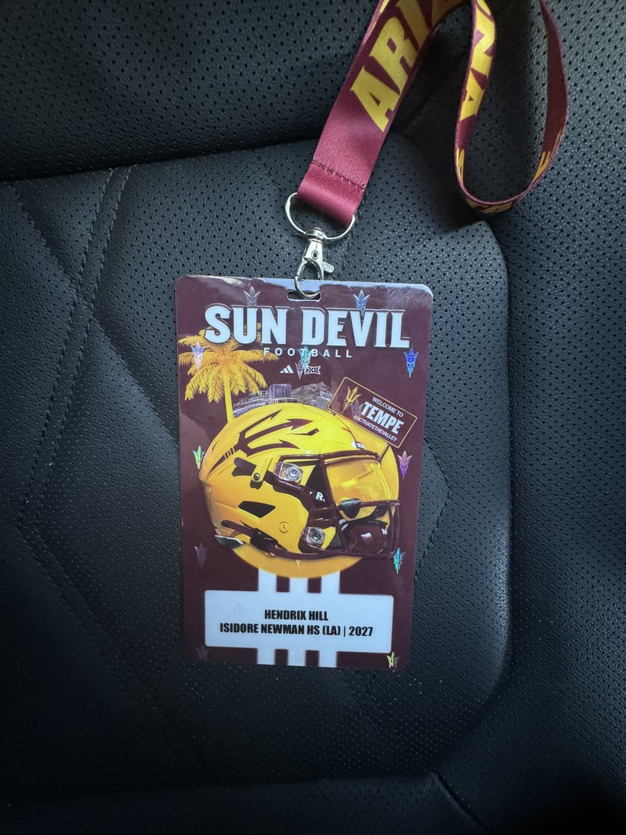 Hendrix Hill (@hendrixhill08) on Twitter photo Had a great time visiting <a href="/ASUFootball/">Sun Devil Football</a> 🔱 can’t wait to get back down to Tempe! <a href="/KennyDillingham/">Coach Dillingham</a> <a href="/CoachHinesWard/">Hines Ward</a> <a href="/CoachOmura/">Josh Omura</a> <a href="/IWSunDevils/">Isaiah “Zek’’Williams</a> <a href="/Trent_Birch/">TB</a> <a href="/D_Co0p/">Deontrae Cooper</a> <a href="/CadeHuffman_/">Cade Huffman</a> <a href="/samspiegs/">Sam Spiegelman</a> <a href="/RecruitLouisian/">Recruit Louisiana™️</a> <a href="/LAvsAllYall/">Louisiana vs. All Y’all</a> <a href="/noahrobertsss/">Noah Roberts</a> Had a great time visiting <a href="/ASUFootball/">Sun Devil Football</a> 🔱 can’t wait to get back down to Tempe! <a href="/KennyDillingham/">Coach Dillingham</a> <a href="/CoachHinesWard/">Hines Ward</a> <a href="/CoachOmura/">Josh Omura</a> <a href="/IWSunDevils/">Isaiah “Zek’’Williams</a> <a href="/Trent_Birch/">TB</a> <a href="/D_Co0p/">Deontrae Cooper</a> <a href="/CadeHuffman_/">Cade Huffman</a> <a href="/samspiegs/">Sam Spiegelman</a> <a href="/RecruitLouisian/">Recruit Louisiana™️</a> <a href="/LAvsAllYall/">Louisiana vs. All Y’all</a> <a href="/noahrobertsss/">Noah Roberts</a>