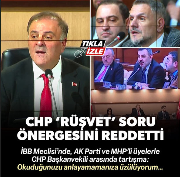 MeDLeS's tweet photo. İBB Meclisi'nde Bakırköy'de bulunan  bir AVM için rüşvet istendiği iddiasına ilişkin AK Parti'nin sunduğu  soru önergesi, CHP oylarıyla reddedildi. https://t.co/S5oRIY5YHN