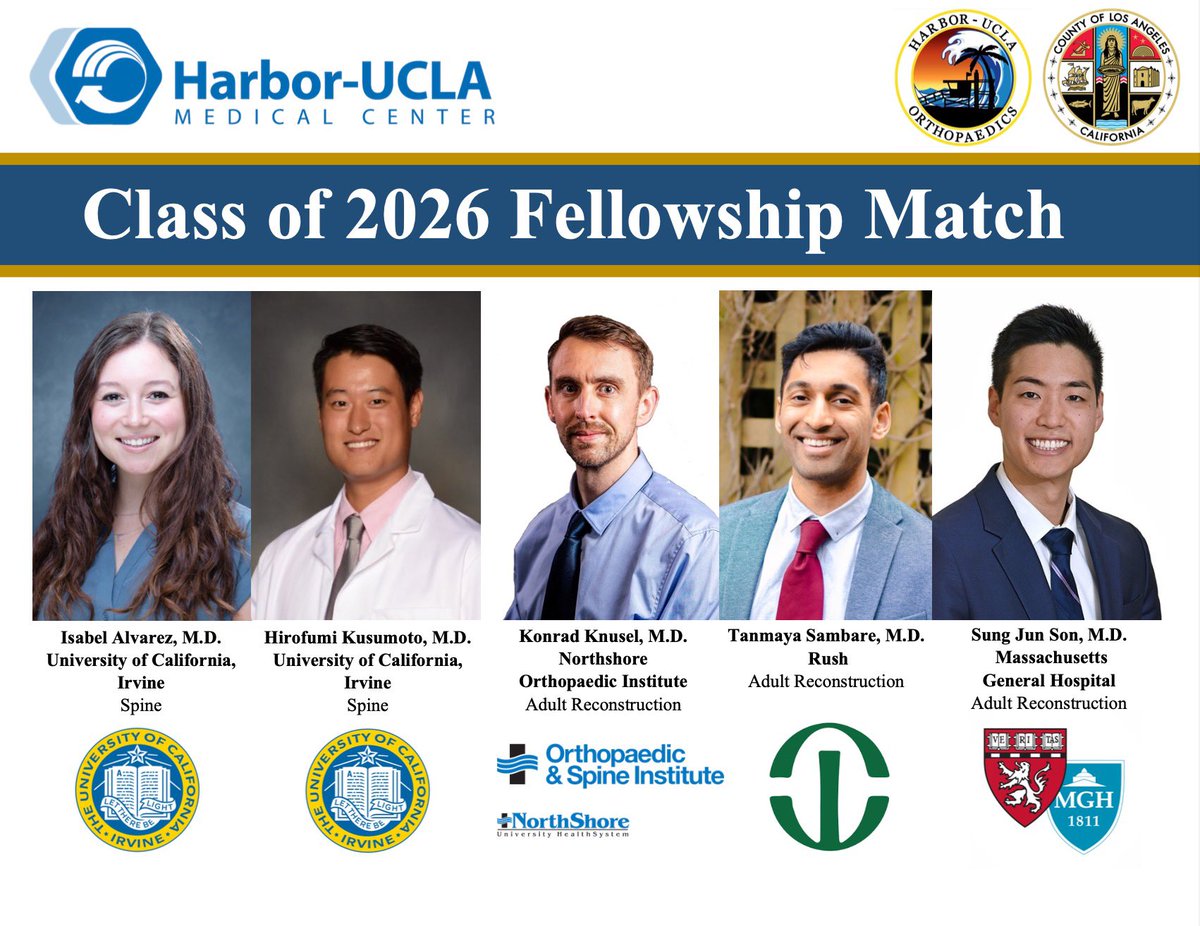 Harbor-UCLA Orthopaedic Surgery Residency tweet media