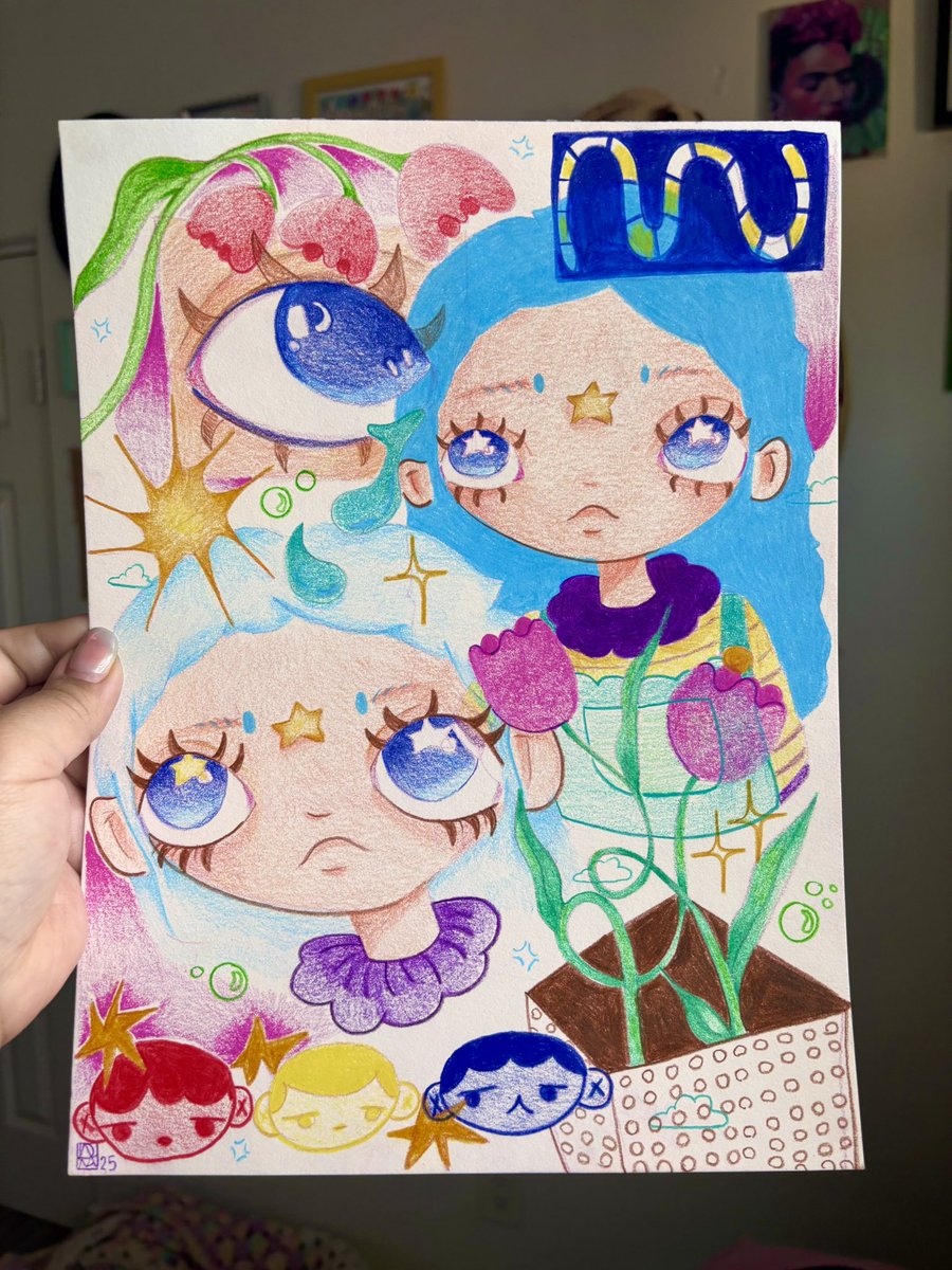 beating the “you cant draw without procreate” allegations 💅💅