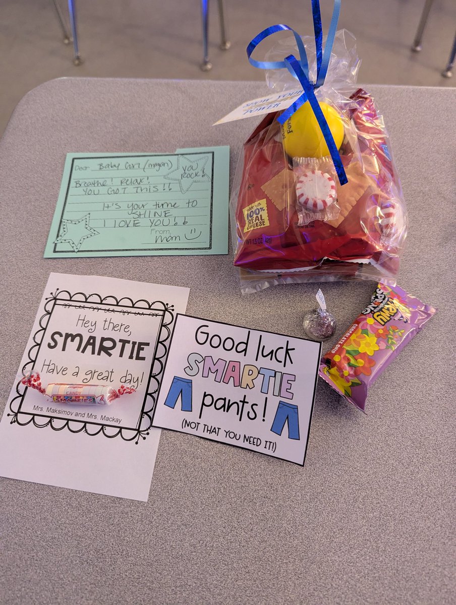 One STAAR Test complete! Thank you to our <a href="/pgepto/">PGEPTO</a> for the motivating snack bags for our 3rd-5th graders.