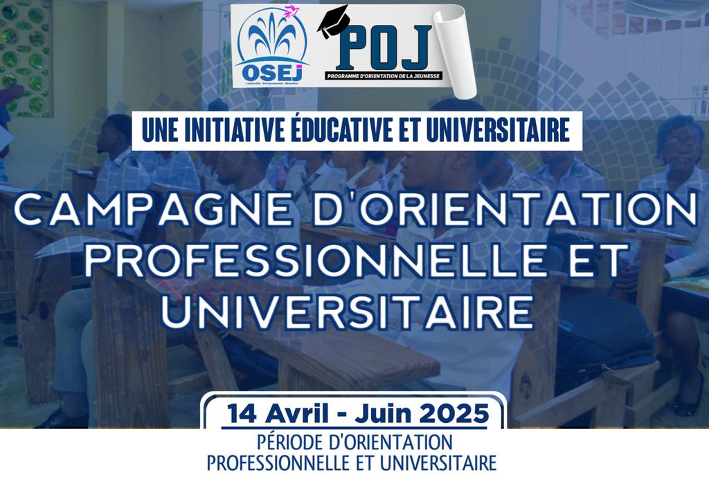PierreMarcBAPT1's tweet photo. La 3e Édition de notre campagne d’orientation professionnelle et universitaire est lancée!Objectif : accompagner +450 jeunes bacheliers, surtout issus de quartiers défavorisés, à faire de meilleurs choix d’avenir.Besoin d’orientation ?Contactez-nous ! #POJ #Supportez-nous.#OSEJ https://t.co/fbdwqnPh3q