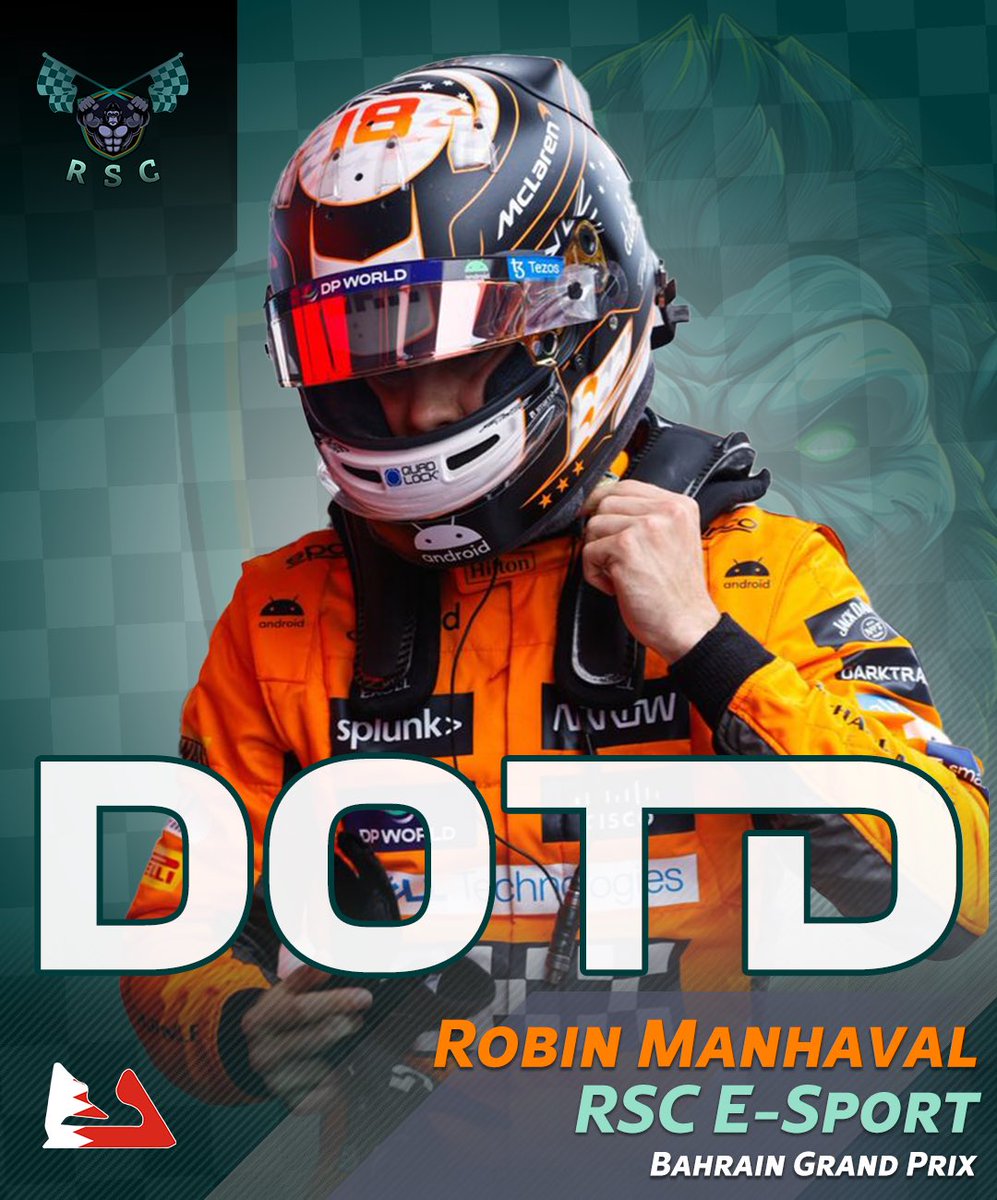 GorilleCup's tweet photo. Résumé du 3ème Round au GP de Bahrain 🇧🇭

1️⃣ Pôle Position - FcT P’titFlamby
🥇 Race Winner - FcT P’titFlamby
👑 DotD - [RSC] Robin Manhaval

Course Suivante 🛫 Djeddah 🇸🇦 https://t.co/ZP2AunoIDI
