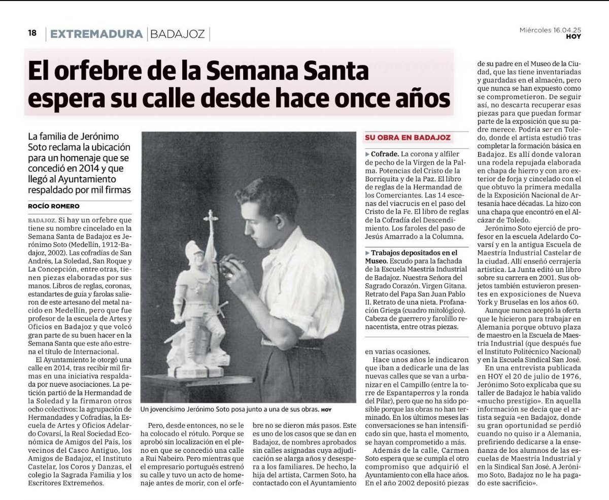 WANEWAR's tweet photo. @BarreraGragera 
@RCabezasBadajoz 
Badajoz no le ha recompensado su sacrificio....
Aún así su familia estamos convencidos por lo bondadoso que era que estaría felíz y agradecido que su familia cumplamos este reconocimiento más que merecido. https://t.co/fhCKo1jho5