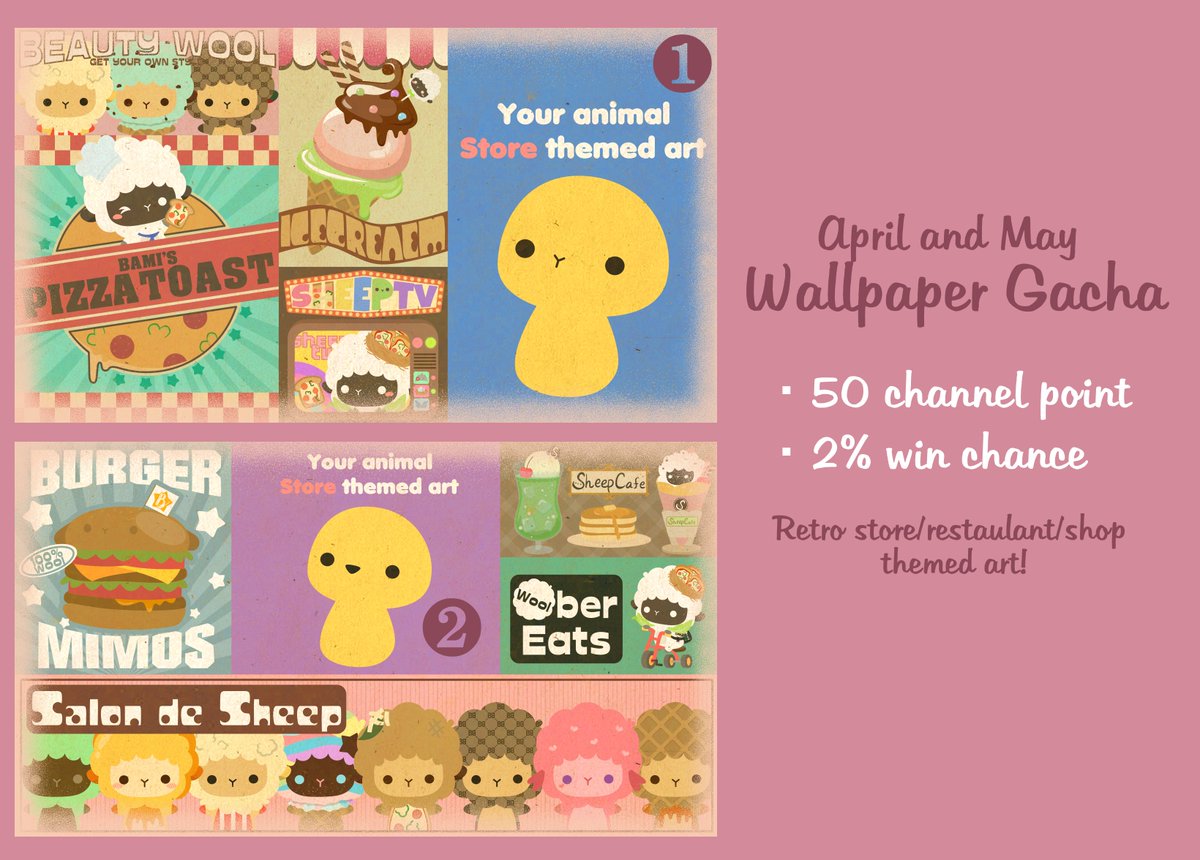 SHEEPTV art gacha is going on!
do gacha on sheeptv!
twitch.tv/fluffubsheepub