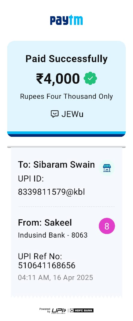 Rahul9634030's tweet photo. @CNBCTV18Live @_ritusingh @kothariabhishek WRONG TRANSACTION PLEASE AMOUNT REFUND SIR HELP ME https://t.co/AE6muKLDGz