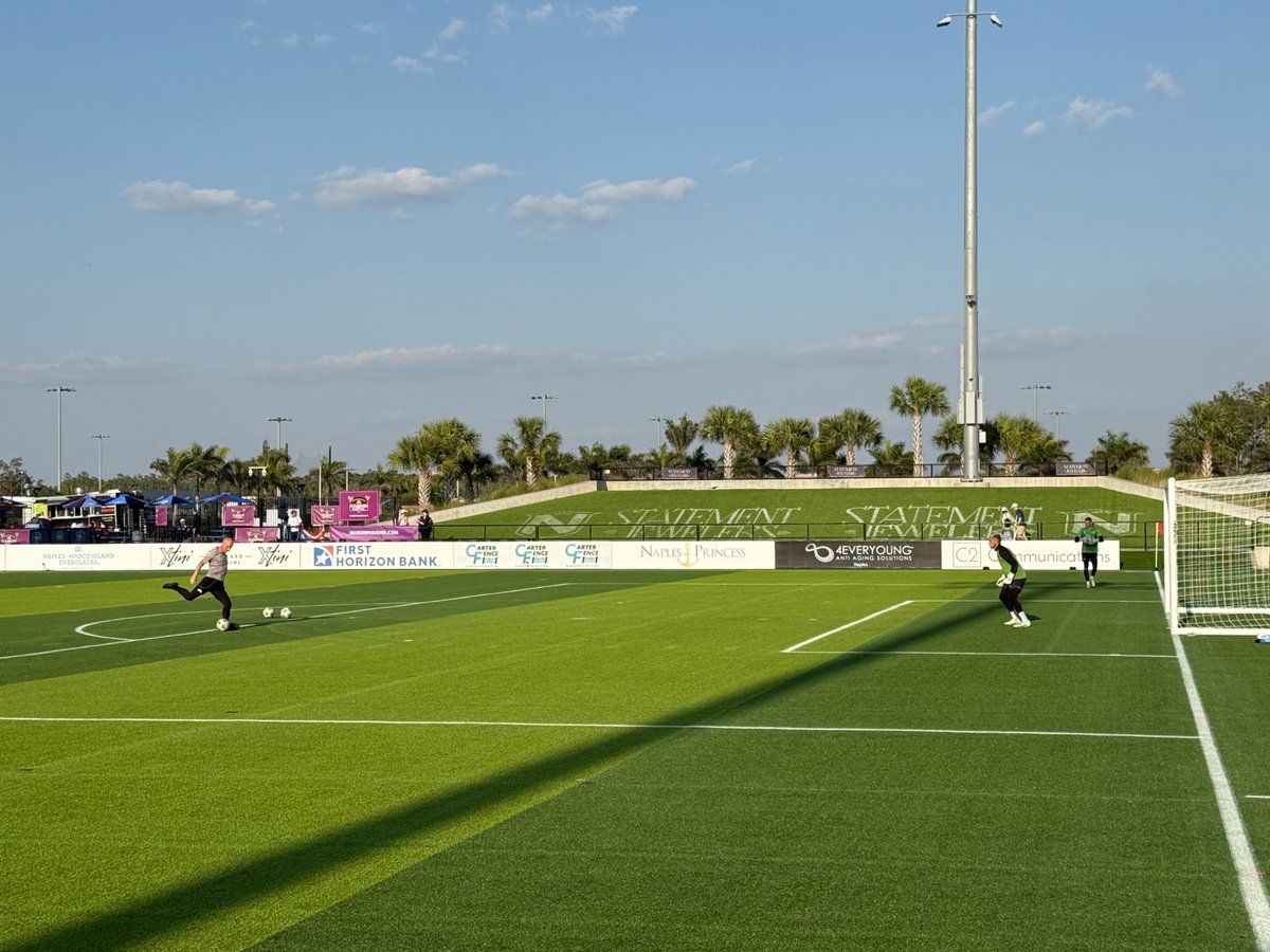 This must be the place 

Open Cup at Naples coming up at the top of the hour
