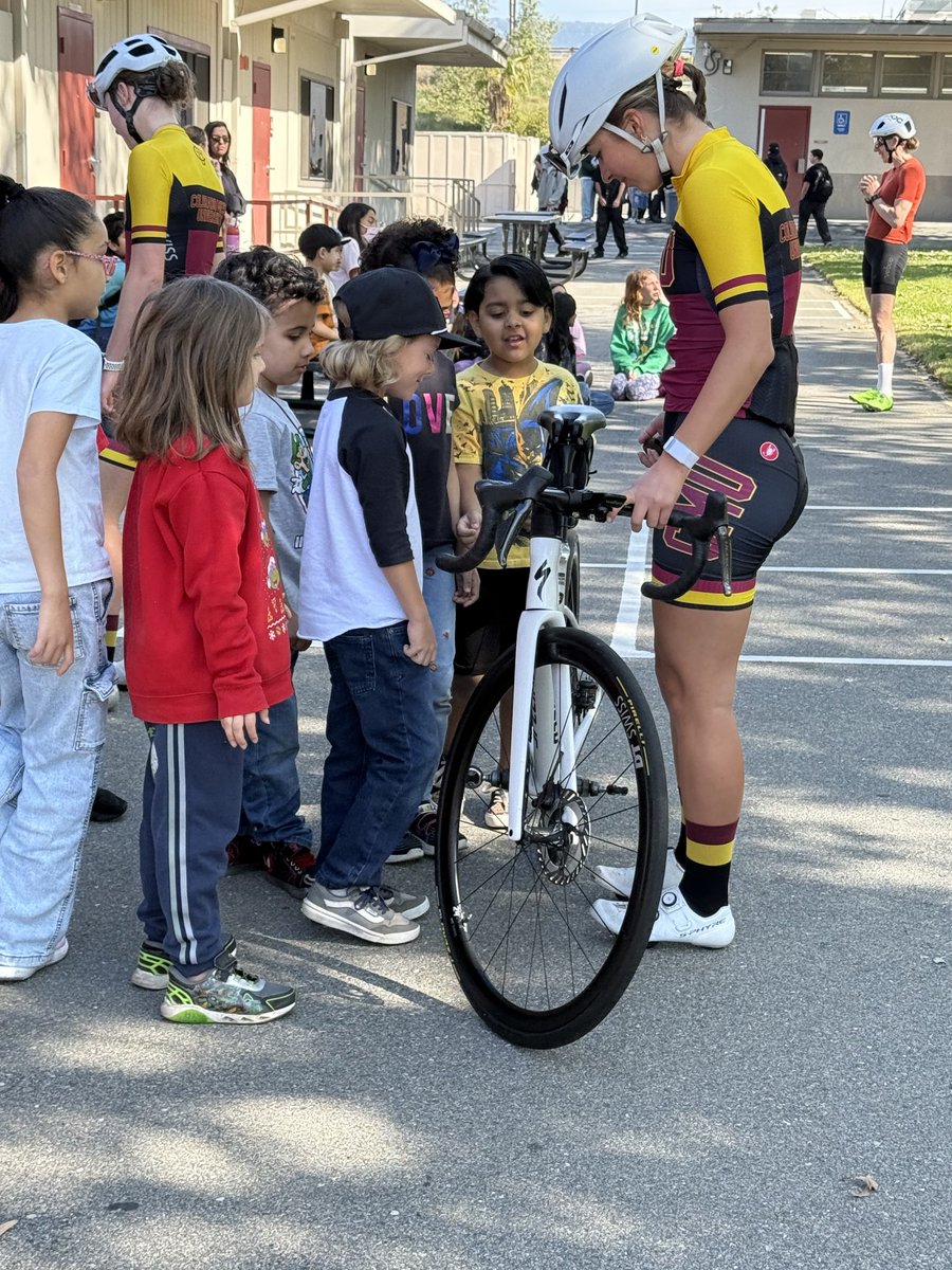 A big thank you to Team Colorado Mesa University coming out last week to present their cycling team that participated in the Redlands Bicycle Classic!  The kids thoroughly enjoyed it and had great questions!