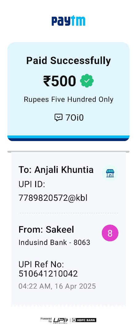 Rahul9634030's tweet photo. @MyIndusIndBank https://t.co/urmLLGgs0I