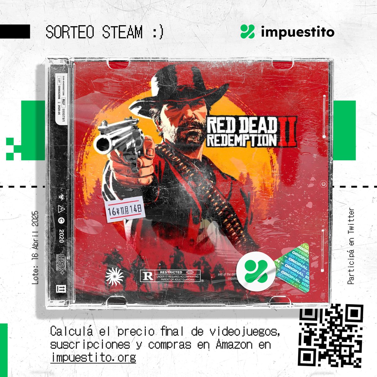 Esperaste este momento 🔴💀🤠2⃣

Veni gordo PC Gamer ... ENTRÁ y ganate el Red Dead Redemption 2 para Steam en impuestito 👇