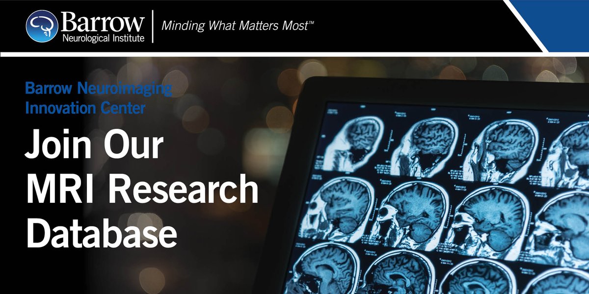 BarrowNeurological (@barrowneuro) on Twitter photo The Barrow Neuroimaging Innovation Center is building a database of healthy volunteers to participate in MRI research studies. Interested in volunteering? Simply fill out this form: bar.rw/bnicsurvey. Questions? Contact us: (602) 406-6253 or BNIC-Research@DignityHealth.org The Barrow Neuroimaging Innovation Center is building a database of healthy volunteers to participate in MRI research studies. Interested in volunteering? Simply fill out this form: bar.rw/bnicsurvey. Questions? Contact us: (602) 406-6253 or BNIC-Research@DignityHealth.org
