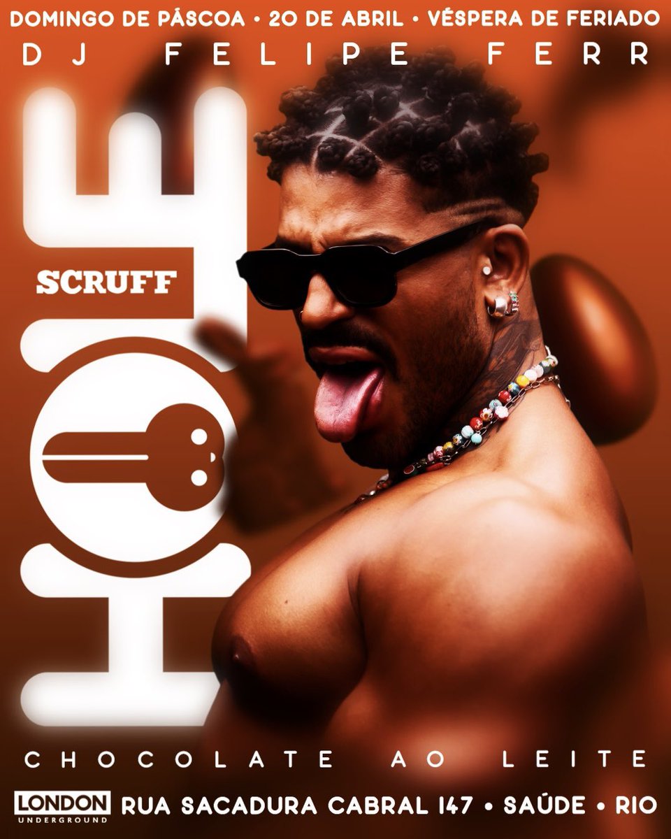 HOLE (@holepartyrio) on Twitter photo DOMINGO (20/04 VÉSPERA DE FERIADO) tem HOLE: CHOCOLATE AO LEITE 🐰💦🍫 Com DJs + SHOW INTERATIVO + DARK + LIBERDADE TOTAL na LONDON (Sacadura Cabral 147) e o DJ Felipe Ferr aka <a href="/ScorpionLipe/">LipeScorpion ⚠️%OFF</a> tá de volta no som! 🔥🥵 Você em também né? 🕳️🐇
INGRESSOS: shotgun.live/venues/hole DOMINGO (20/04 VÉSPERA DE FERIADO) tem HOLE: CHOCOLATE AO LEITE 🐰💦🍫 Com DJs + SHOW INTERATIVO + DARK + LIBERDADE TOTAL na LONDON (Sacadura Cabral 147) e o DJ Felipe Ferr aka <a href="/ScorpionLipe/">LipeScorpion ⚠️%OFF</a> tá de volta no som! 🔥🥵 Você em também né? 🕳️🐇
INGRESSOS: shotgun.live/venues/hole