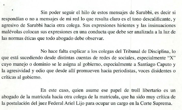 BasesInfo's tweet photo. 🔵 FUERTE DENUNCIA CONTRA SARUBBI

La abogada @eugetale denunció al abogado Alejandro Sarubbi por sus constantes agresiones contra su persona. https://t.co/NIMuyCUhCP