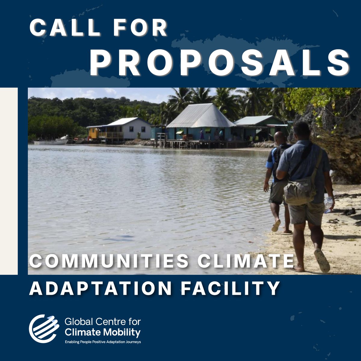 Global Centre for Climate Mobility (@gccmobility) on Twitter photo 🇫🇯 The <a href="/GCCMobility/">Global Centre for Climate Mobility</a> Communities Climate Adaptation Facility (C-CAF) has launched a Call for Proposals, offering climate quick-impact grants of up to $100,000 to support local communities on the frontlines of the climate crisis.
Apply by June 16, 2025: ungm.org/Public/Notice/… 🇫🇯 The <a href="/GCCMobility/">Global Centre for Climate Mobility</a> Communities Climate Adaptation Facility (C-CAF) has launched a Call for Proposals, offering climate quick-impact grants of up to $100,000 to support local communities on the frontlines of the climate crisis.
Apply by June 16, 2025: ungm.org/Public/Notice/…