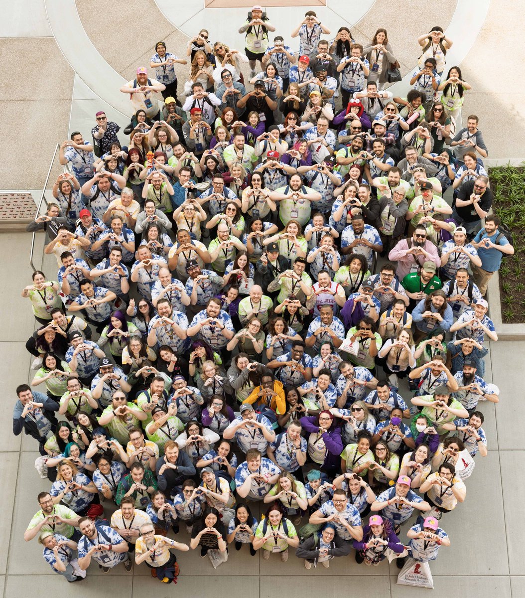 Today has been AMAZING! Shoutout to all of you incredible humans who experienced the <a href="/StJude/">St. Jude</a> campus today! We are so grateful for you being here!