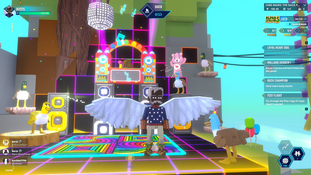 Dancing ducks, only in <a href="/TheSandboxGame/">The Sandbox</a> 🦆 tsbga.me/TheSandbox #AlphaSeason5