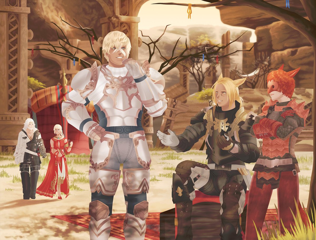 My main piece for <a href="/ScionsZine/">At Daybreak: a Scions Zine ☀ LEFTOVER SALES</a>! I wanted to give Arenvald and a couple of the secondary Scions some love 🧡