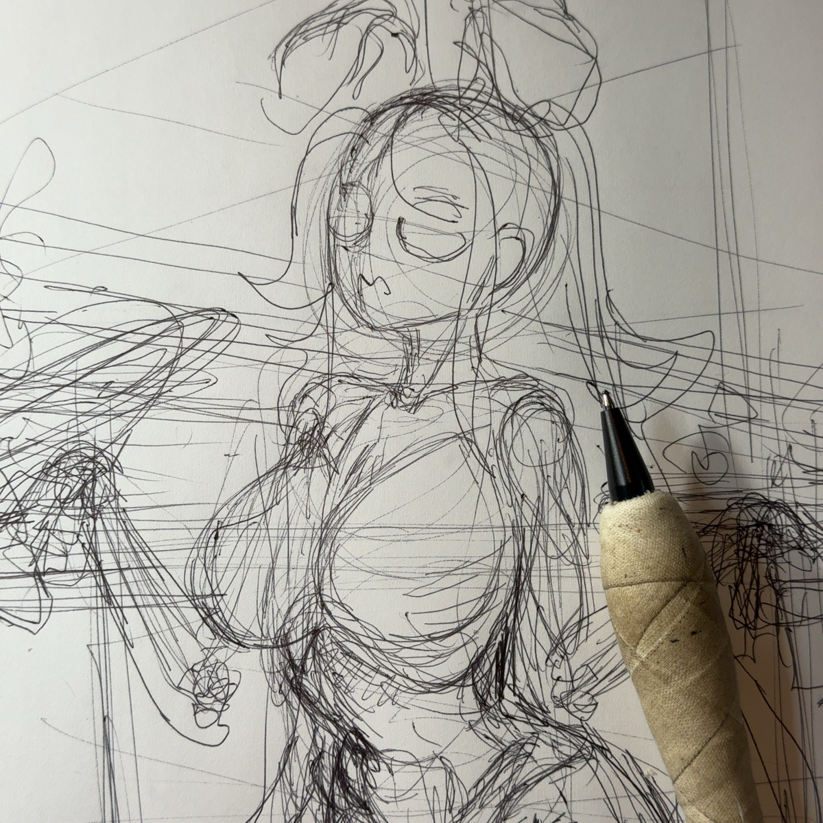 Skeb作業中
「先生のバニースーツを着ているうちのOCの受け方見たいです!」 