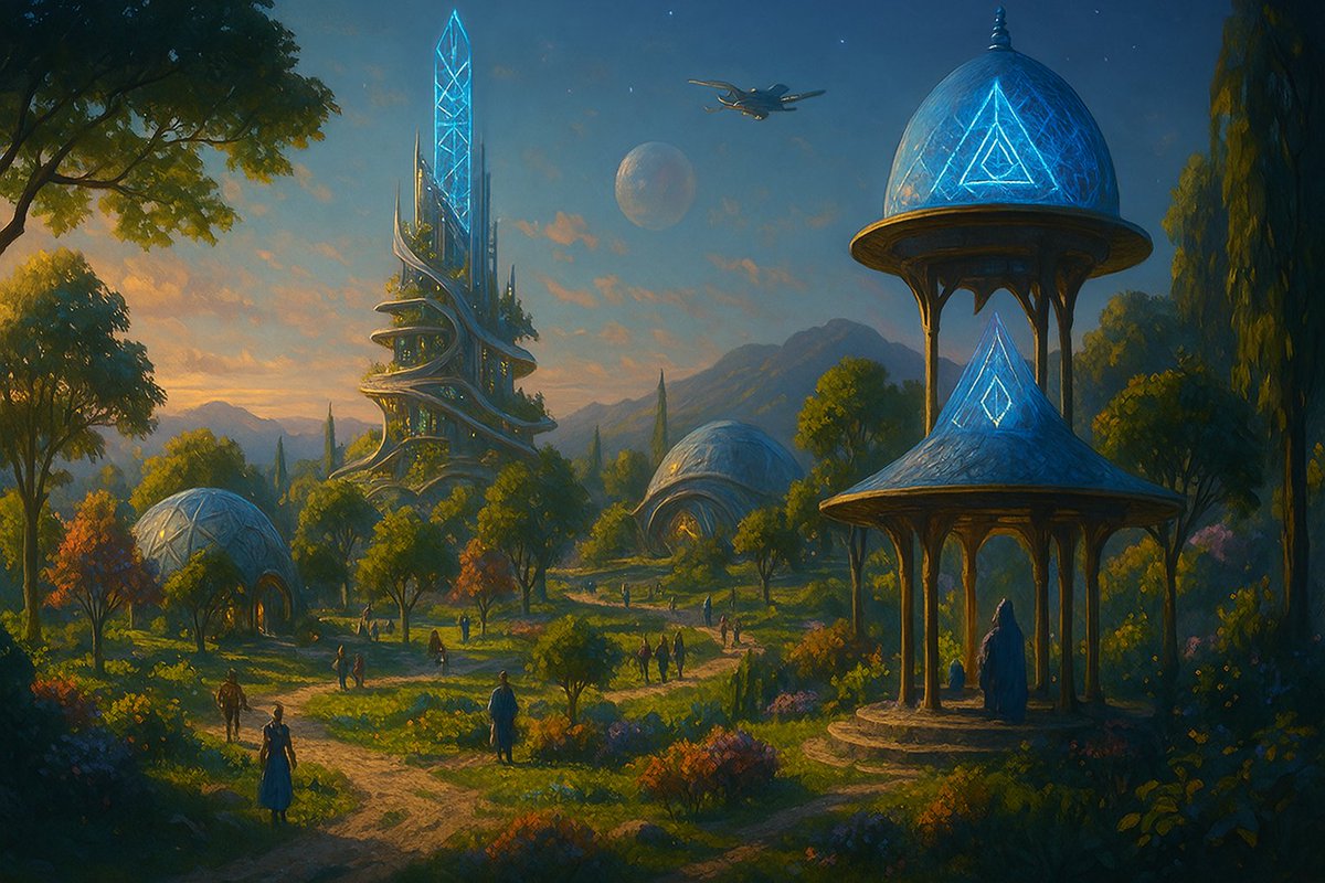 We’re not just regenerating systems, we’re designing to amplify joy, awe &amp; connection.
✨ Meditation-inspired design w/ Sacred geometry.
Beauty as infrastructure. Impact as art.
Support this vision @Gitcoin’s #GG23:
🔗 explorer.gitcoin.co/#/round/42220/…
#ReFi #SpiFi #ESGT #ConstellationPunk