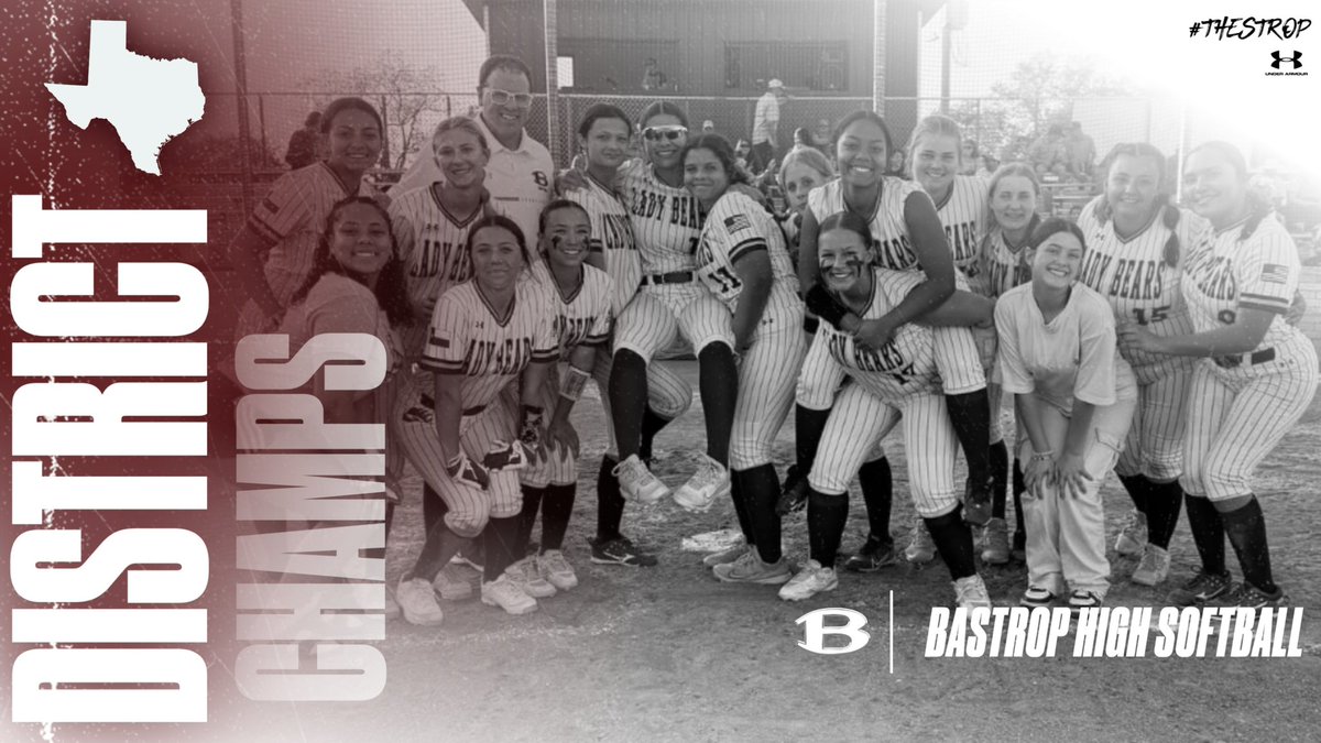 Softball Coach (@bhsladybearsb) on Twitter photo For the first time in program history both Varsity and JV are District Champs!! Softball officially started <a href="/BastropHS/">Bastrop High School</a> in the Spring of 1996. #EFFORT #PHITT For the first time in program history both Varsity and JV are District Champs!! Softball officially started <a href="/BastropHS/">Bastrop High School</a> in the Spring of 1996. #EFFORT #PHITT