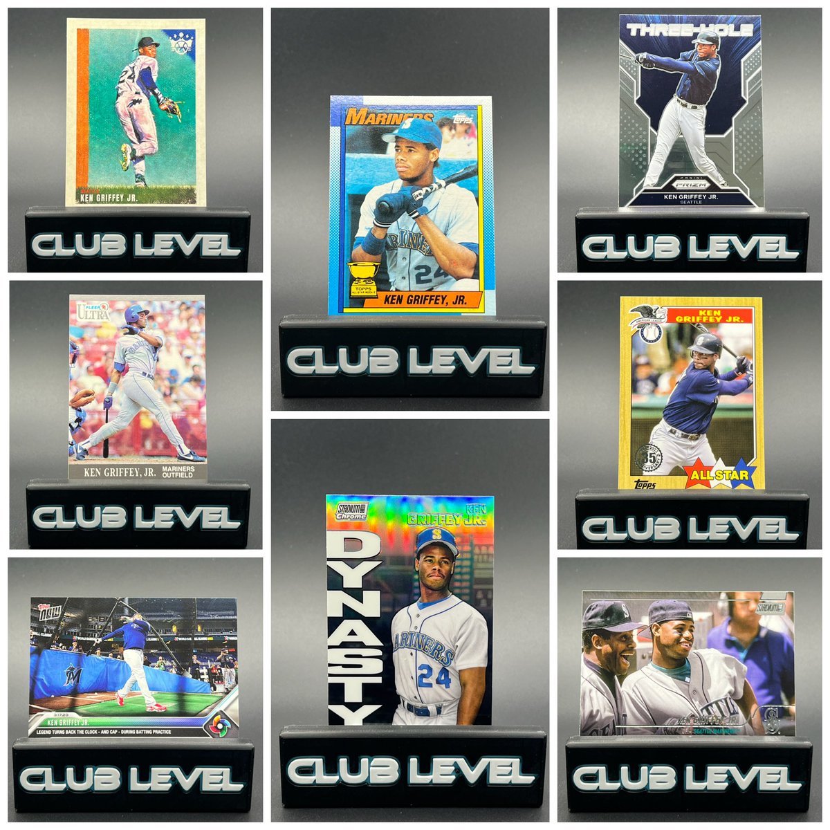 ClubLevelCards's tweet photo. Nothing crazy, but just a few more of the kid. The greatest swing of all time, argue with a wall. 

#clublevel #clublevelcards #clublevellife #whodoyoucollect #thehobby https://t.co/UbptrxAe7l