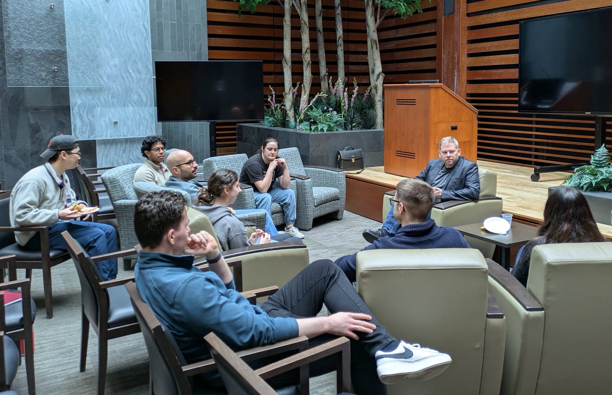Farncombe Institute (@farncombe_gi) on Twitter photo Great presentation today by Dr. Bergstrom <a href="/k_bergstrom_19/">Kirk Bergstrom</a> from <a href="/ubcokanagan/">UBC Okanagan</a> on the importance of mucus glycosylation in chronic GI disorders! Followed by a great discussion with trainees!! Great presentation today by Dr. Bergstrom <a href="/k_bergstrom_19/">Kirk Bergstrom</a> from <a href="/ubcokanagan/">UBC Okanagan</a> on the importance of mucus glycosylation in chronic GI disorders! Followed by a great discussion with trainees!!