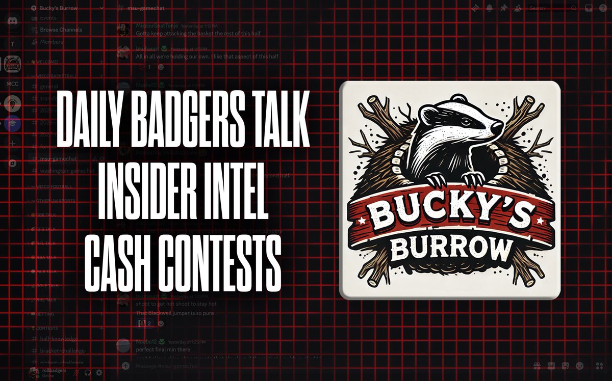 Buckys_Burrow's tweet image. What is Bucky’s Burrow? 🦡
We’ve built a community of diehard Badger fans who are always in the know on the latest insider intel - using our own sources.
Skeptical? Sign up for a 14 day free trial and see for yourself!
whop.com/buckysburrow/