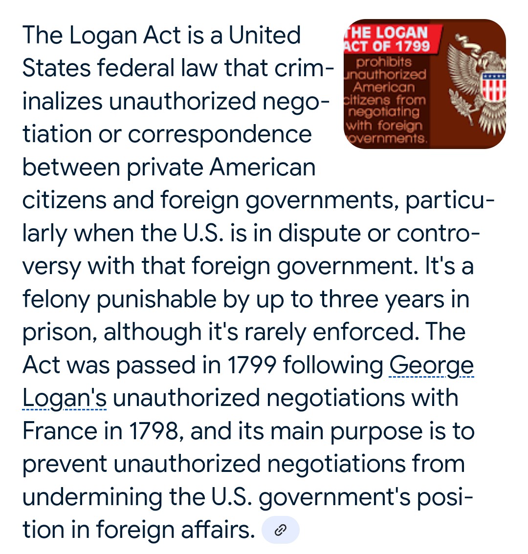 Senator Chris Van Hollen must be charged for violating the Logan Act. This was a direct violation of Trump's foreign policy.