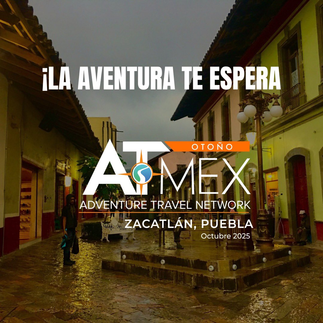 ¡Nos vemos en Zacatlán, Puebla! 🤩

#ATMEX continúa su viaje y en octubre 2025, la magia de este Pueblo Mágico será el escenario donde la aventura, la cultura y el Turismo de Aventura se encontrarán.

#ATMEXZacatlán