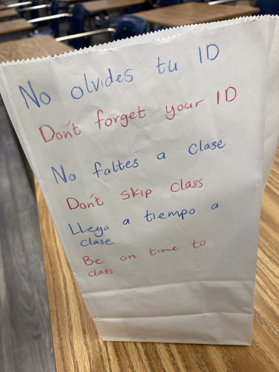 SraSmithRISD's tweet photo. My @Apollo_JH Spanish Speakers class is putting together gift bags with advice for the sixth graders at MTE. We can’t wait to pass them out to our Future Panthers! #apollogearup #risdweareone #risdgreatness #weareramily #risdbetheone https://t.co/vpz3dW0RpL